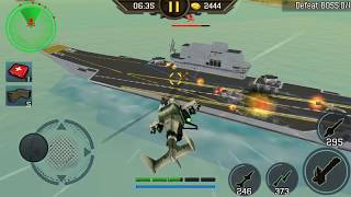 Gunship Strike 3D Raptor Helicopter BOSS mode Revenant Supercarrier R 6