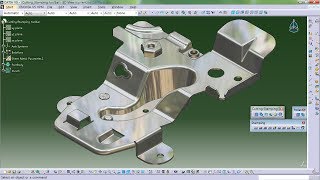 CATIA | Generative Sheet metal Design | Cutting_Stamping Toolbar