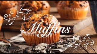 MUFFINS aux PEPITES de CHOCOLAT!! recette simple et rapide!!