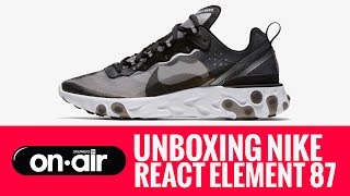 SBROnAIR Vol. 77 - Unboxing Nike React Element 87 #piranomeuair