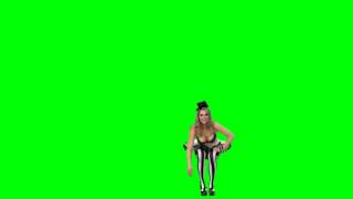 ФУТАЖ ДЕВУШКА НА ЗЕЛЁНОМ ФОНЕ ЭКРАНА   FREE GREEN SCREEN BACKGROUNDS VIDEO FROM yda4aTV
