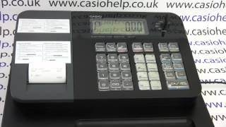Casio SE-G1 SE-S700 PCR-T273 SM-T274 Cash Register Instructions How To Preset Discount Button