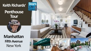 Keith Richards' New York Penthouse Tour | Manhattan NYC | $12 Million | The Rolling Stones Guitarist