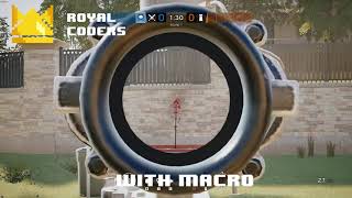Updated R6S No Recoil Macro - Rainbow Six Recoil Compensation Script