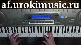 vse.urokimusic.ru Аккорды для фортепиано. Песня feelings. Обучение игре на фортепиано