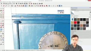 Помоделим-ка! #01. Китайский шкаф в SketchUp из фотографии