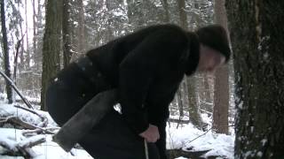НОЧЁВКА ЗИМОЙ в ЛЕСУ - УКРЫТИЕ на ДЕРЕВЕ