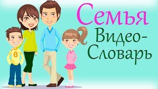 Французский для Детей  "Семья"// La Famille