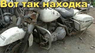 Обнаружили склад старых мотоциклов!В поисках Золота и Старины с Дмитрием.