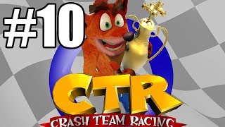 Прохождение Crash Team Racing (PS1) #10 - N. Sanity Beach - платины