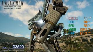 GeForce GTX 1060 3GB -- Intel Core i3-8100 -- FINAL FANTASY XV FF XV Benchmark