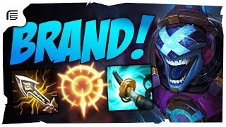 NA MINHA MÃO QUALQUER MAGO VIRA ADC - BRAND FULL CRÍTICO TOP DAMAGE!