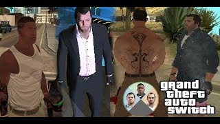 GTA V character switch mod para GTA SAN [ Change of clothes ]