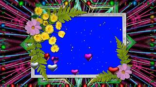 Wedding Background Frame heart Green Screen Motion Background Video Effects HD- Free Green Screen 4