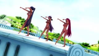 【MMD】Girls - Bikini Haku, Miku, & Luka Dance [MARiA]