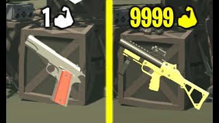 MOST STRONGEST GUN EVOLUTION! Max Level Strong & Speed Unlimited Diamond HACK In Merge Gun!