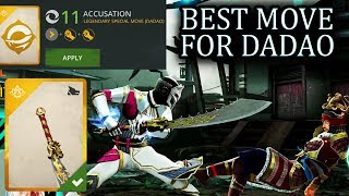 Shadow Fight 3. Legendary Dadao is UNSTOPPABLE with Accusation - Legendary Move.