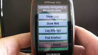 Geocaching with the Garmin GPSMAP 62s