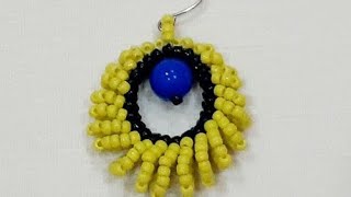 Серьги из бисера Жемчужинка | Earrings from beads Pearl
