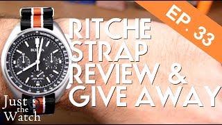 Ritche Strap Review and Give Away! Bulova Moon Watch and Timex Weekender Strap Options