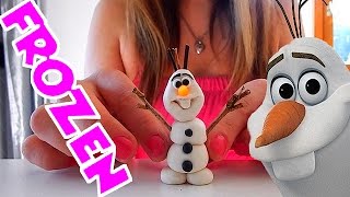 Frozen Play Doh - How to Make OLAF From Frozen Movie