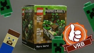 Обзор набора LEGO 21102 «Minecraft» серии Cuusoo.