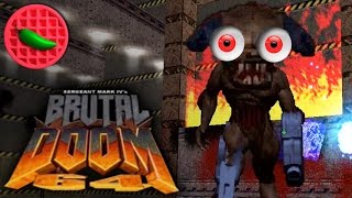 64-BIT CYBERDEMON CYBER-EXPLOSION! -- Let's Play Brutal Doom 64 (Part #4) (DOOM Mod)