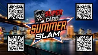 WWE SuperCard SummerSlam 18 QR Code Pack Openings & Giveaway