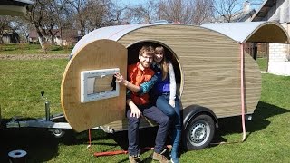 Teardrop trailer build. Full timelapse video