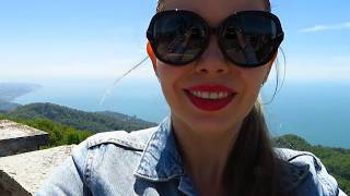 VLOG: УРА! БАШНЯ АХУН И ЯСНАЯ ПОГОДА 10.05.19 ВЛОГ Вид на Абхазию с птичьего полета  Адлер Сочи 2019