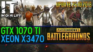 PlayerUnknown’s Battlegrounds(PUBG)/Xeon x3470/GTX 1070 ti/Gameplay/Frame Rate Test [1080p]