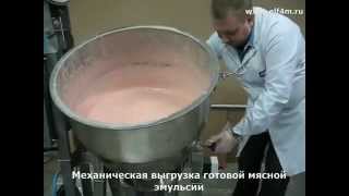 Куттер вакуумный ИПКС-032-80В(Н) – производство эмульсий из мясного сырья.