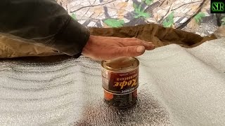 Обогрев палатки зимой / Heated tents winter