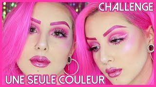 CHALLENGE : SE MAQUILLER AVEC UNE SEULE COULEUR ?