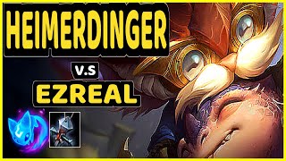 UPSET (HEIMERDINGER) vs EZREAL - BOTTOM ADC CHALLENGER GAMEPLAY - EUW