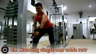 33 variasi gerakan latihan punggung atau back di tempat gym atau fitnes