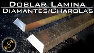 ¿Como Doblar lamina para Hacer Charolas o Diamantes de forma casera ?