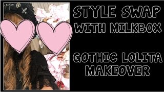 Lolita Style Swap ⎮ Gothic Lolita Makeover featuring milkb0x