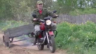 Восход 3м с прицепом