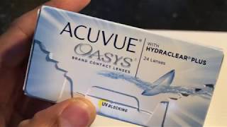 Acuvue Contact Lenes Unboxing