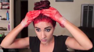 How to Dye Hair Red without Using Bleach l Loreal HiColors Hi-Lift Red Magenta Hair Color