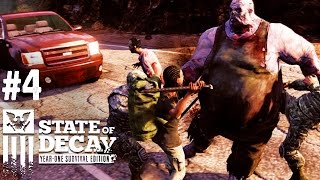 State of Decay: Year One Survival Edition Gameplay Walkthrough Part 4 - FAT ZOMBIES