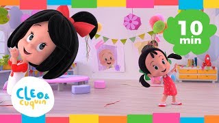 COLEÇÃO DE CANÇÕES de Cleo & Cuquin em Português | Músicas para crianças