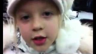 Anastasia Petrik on set Song of the year 2010