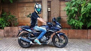 New Bajaj Pulsar 220F Full Review | Laser Edge Blue | First Ride | 0 - 100 kmph Test