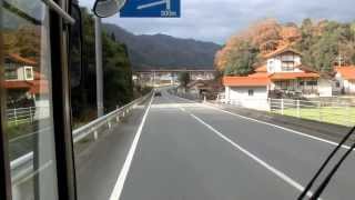 この路線が面白い!Ⅱ備北交通作木線路線バス～伊賀和志上→両国ﾄﾝﾈﾙ→都賀都橋 前面展望