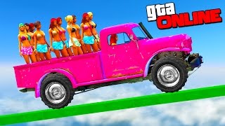 ЕДЕМ В СОСЕДНЕЕ СЕЛО НА ДИКОМ ПАРКУРЕ - ГОНКИ GTA 5 - КАРТЫ НА ПРОХОЖДЕНИЕ