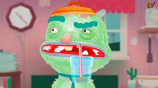 TOCA KITCHEN Готовим Сумасшедшие Блюда Для Необычных Клиентов Сок из Рыбы от Бебиленд