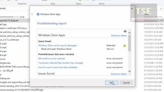 Windows Store cache may be damaged (Troubleshoot Windows Store Apps Windows 10)