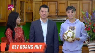 BLV Quang Huy đến thăm nhà cầu thủ tuổi Tí Văn Toàn